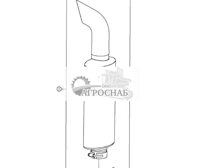 Глушитель (Engine 6090HDW37, 6090HDW38-) - ST880435 115.jpg